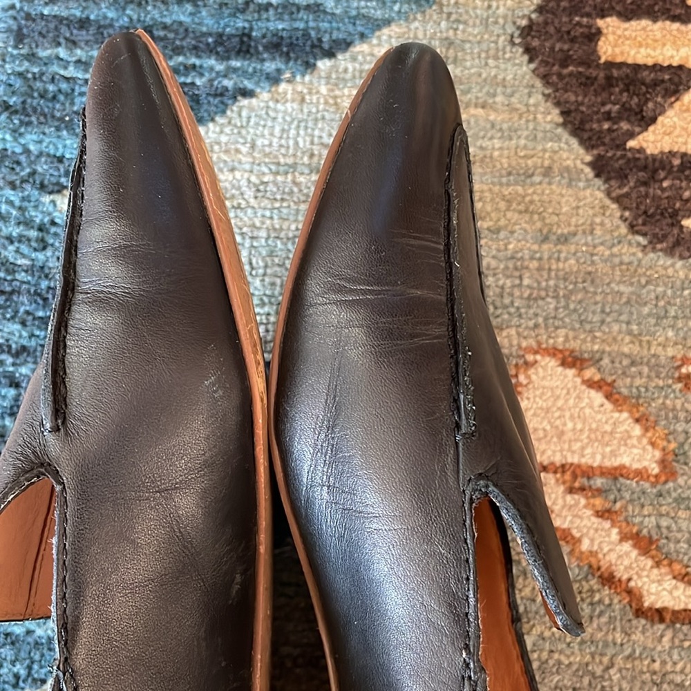 Madewell Leather Pointed Toe Loafers - Picture 5 of 6